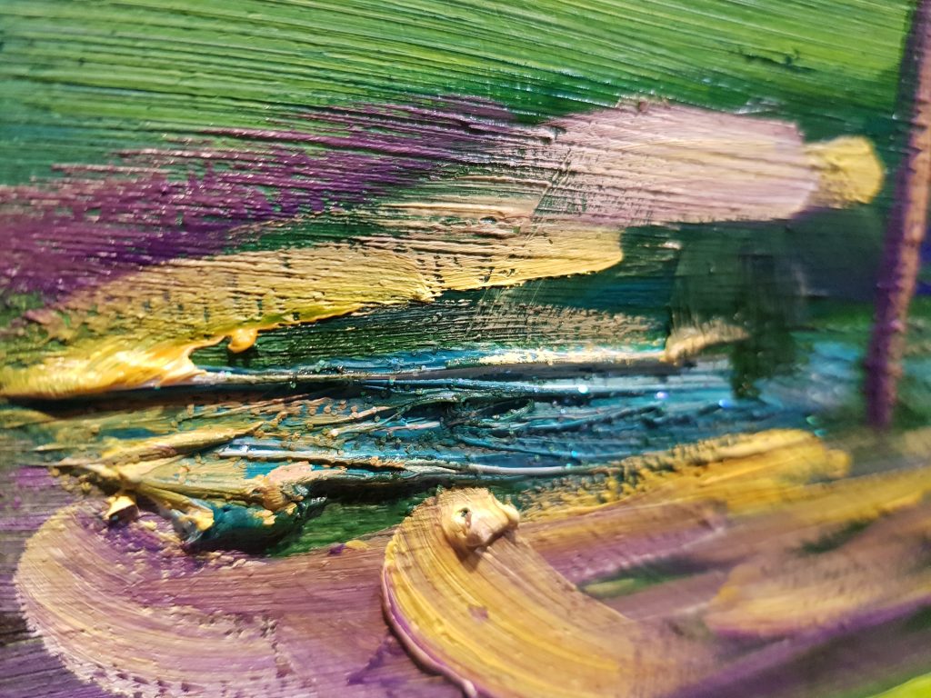 Malerei Ausschnitt zeitgenössische moderne Kunst Würzburg